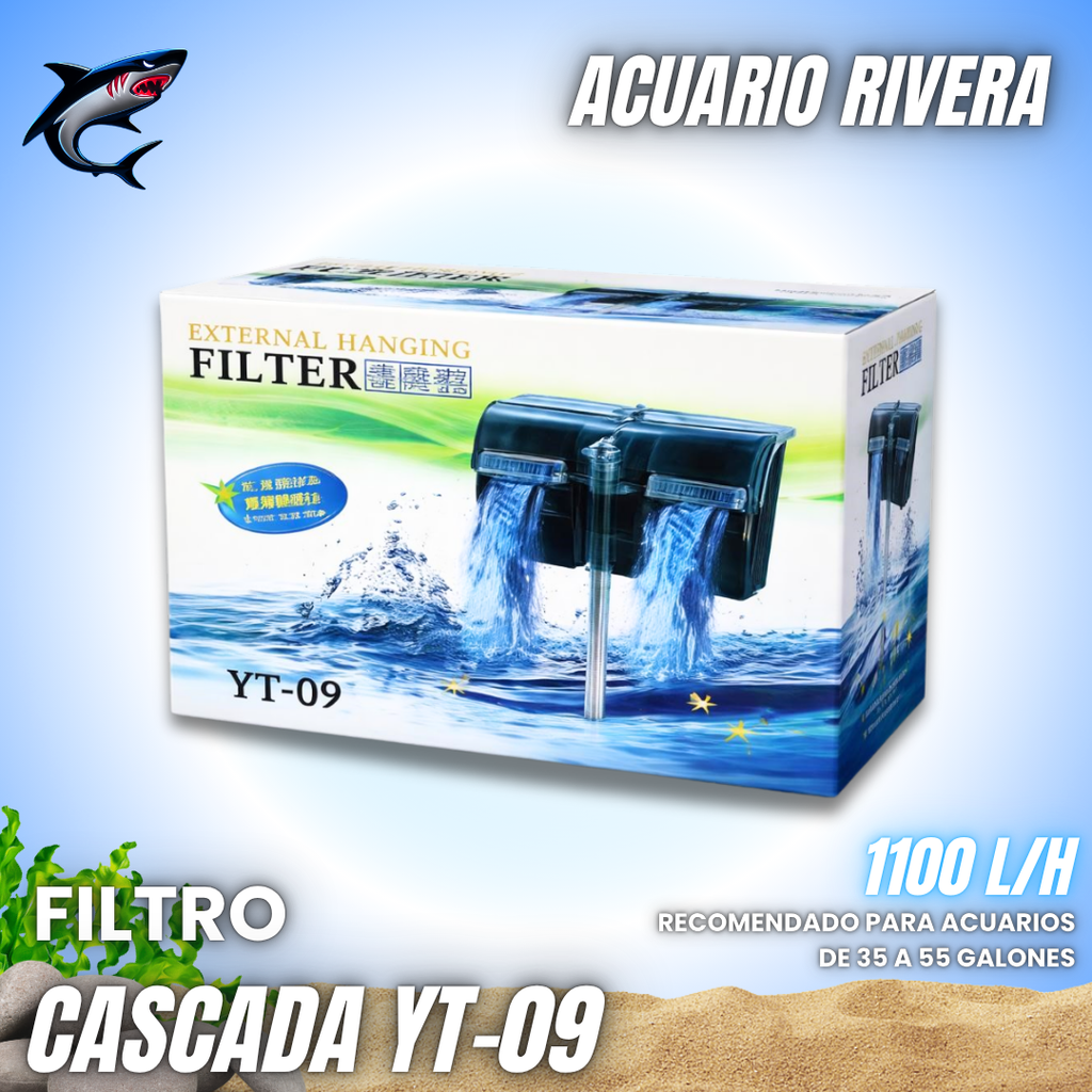 Filtro de Cascada 1100 L/h (Doble Cascada)