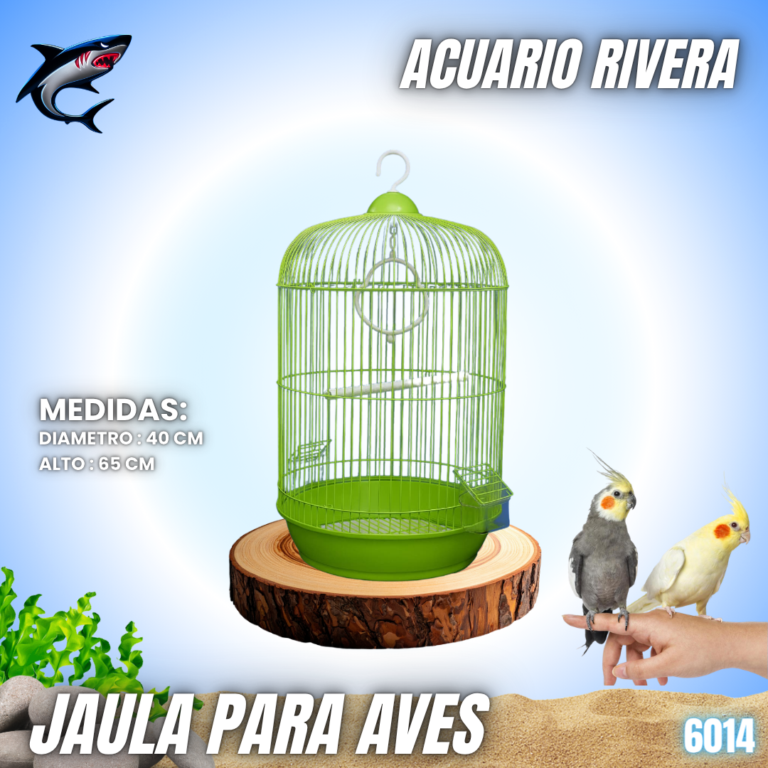 Jaula Redonda para Aves